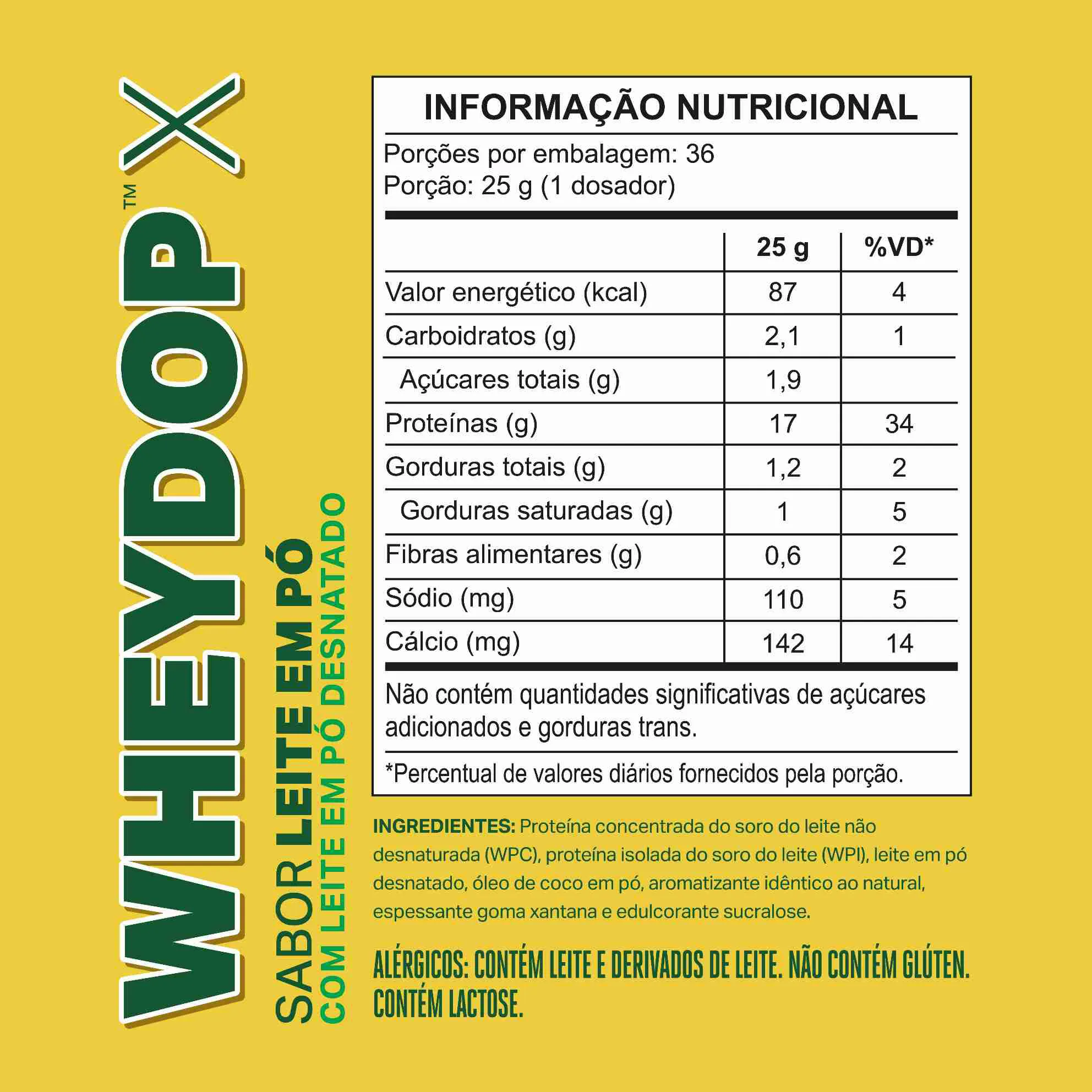 Refil Wheydop X Leite em Pó - Imagem 2